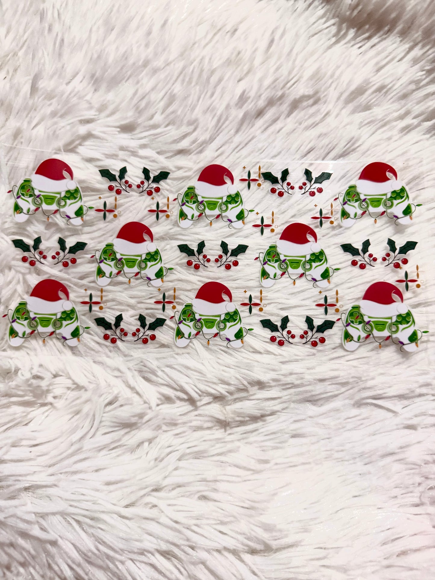 W170. Christmas Gamer Video Game Control Tumbler Wrap