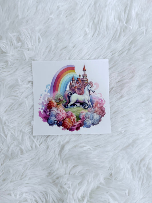 D53. Rainbow Castle Unicorn