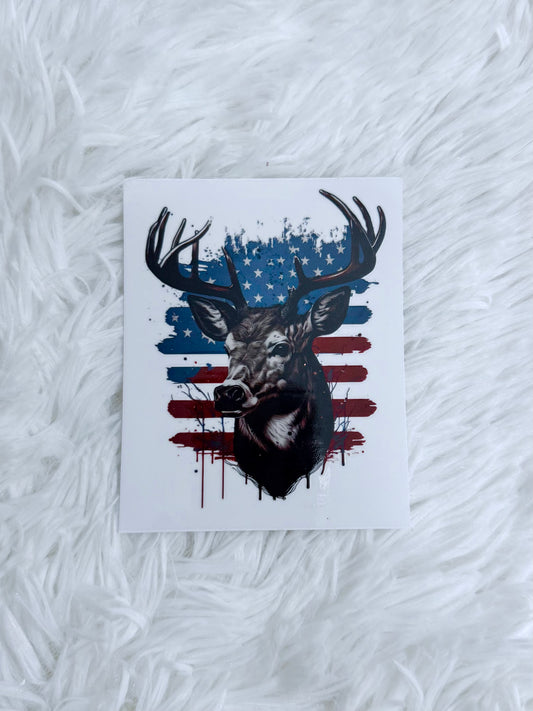 D36. American Flag Deer