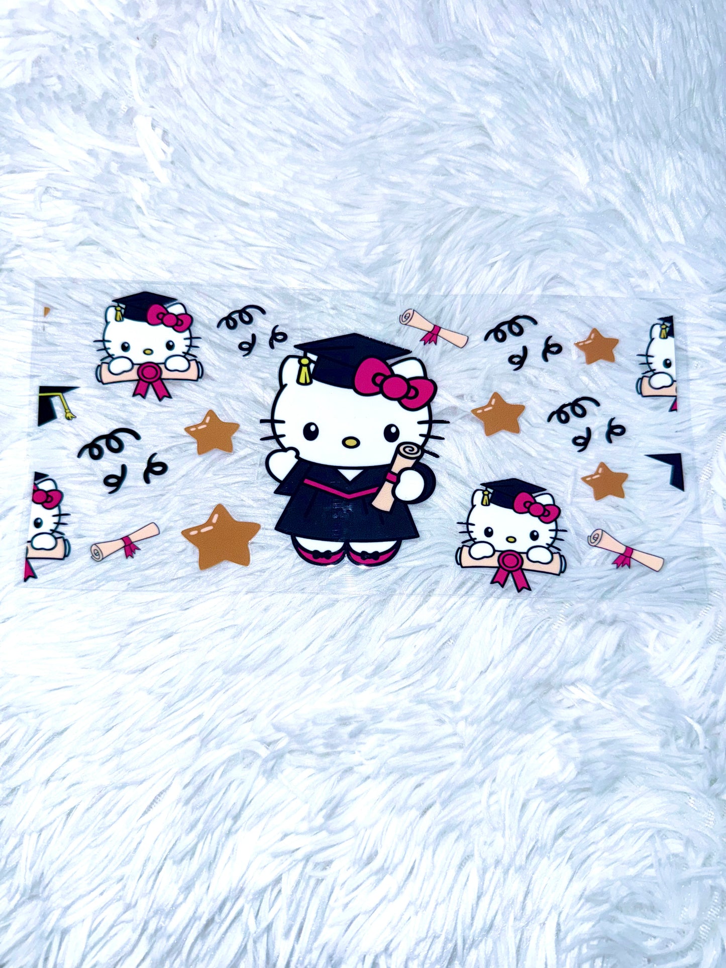B207. Hello Kitty Graduation Tumbler Wrap