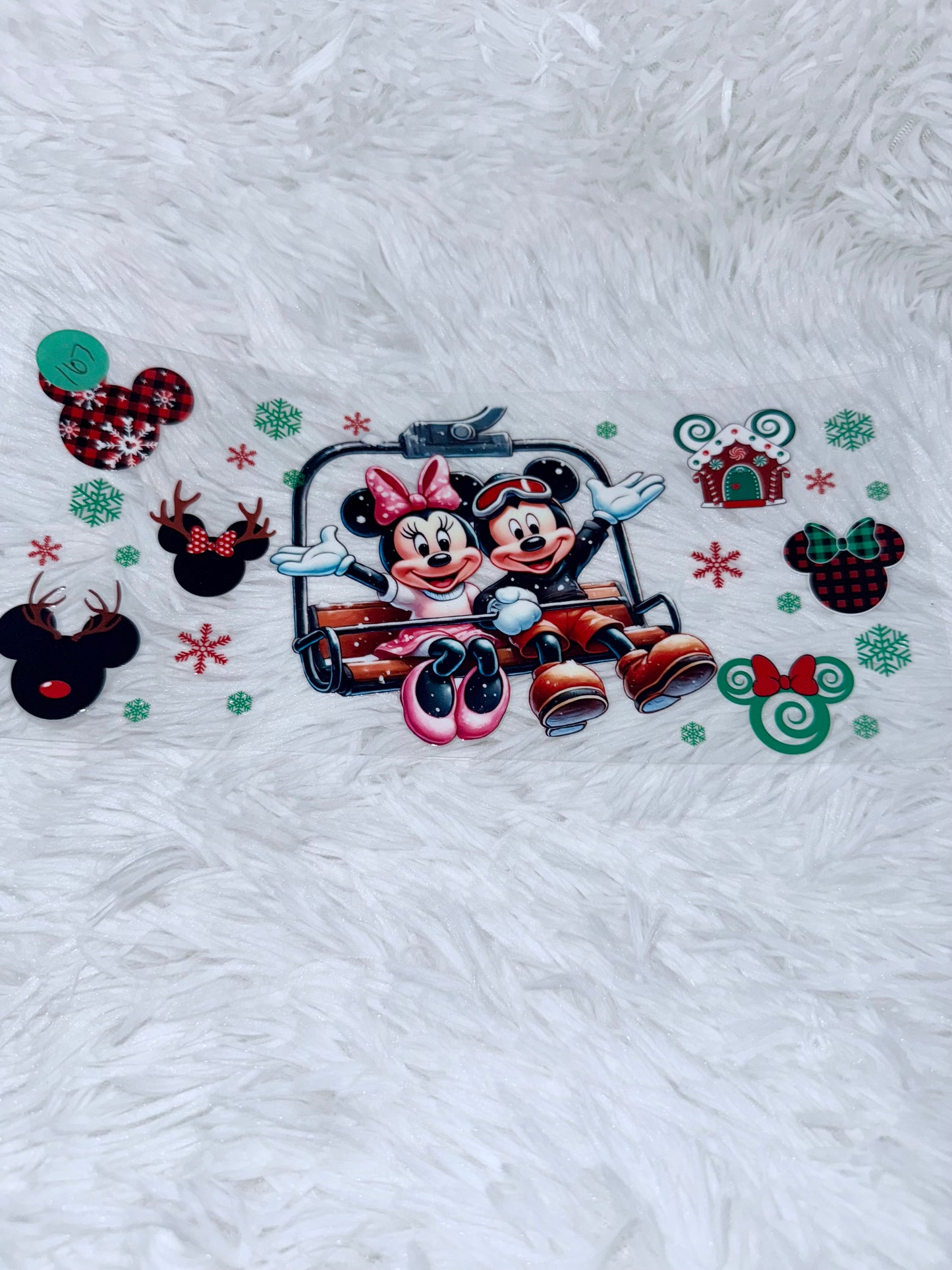 B167. Mickey Minnie Zipline Christmas