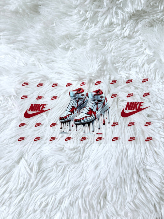 B28. Red Checkmark Sneakers