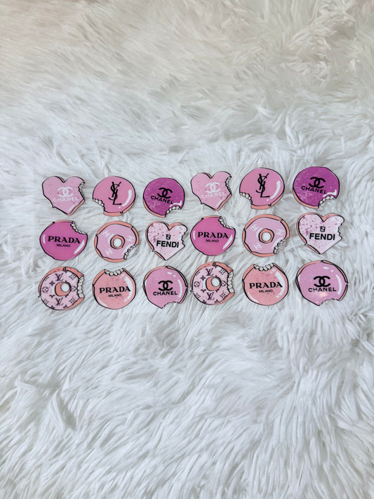 B15. Designer Pink Prada Chanel Donuts