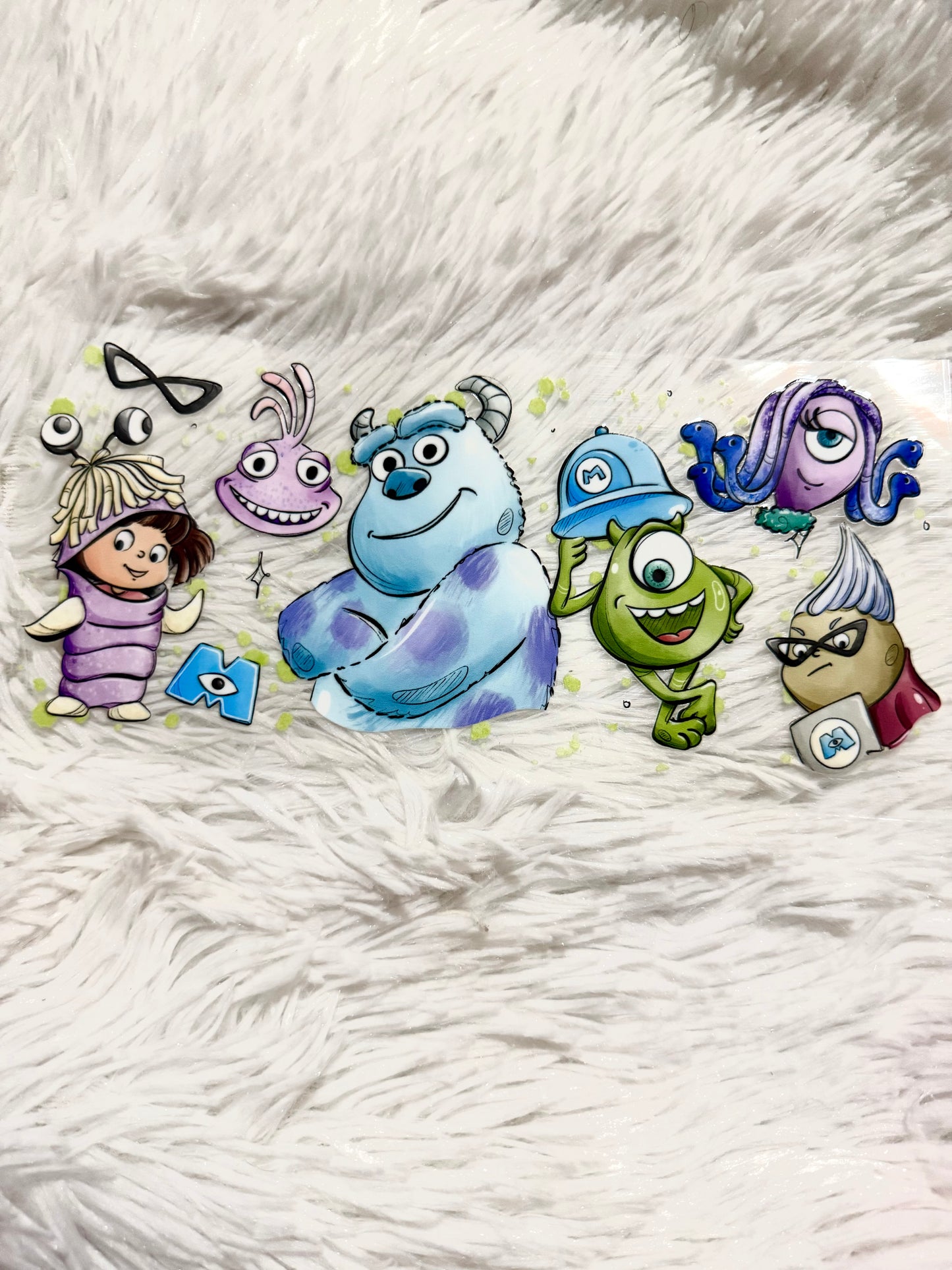 W138. Monster Inc Family Tumbler Wrap