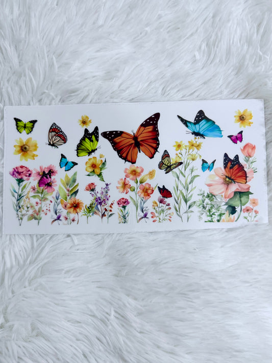 W14. Flowers & Butterflies