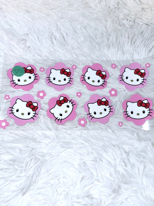 B125. Hello Kitty Pink Sunflower