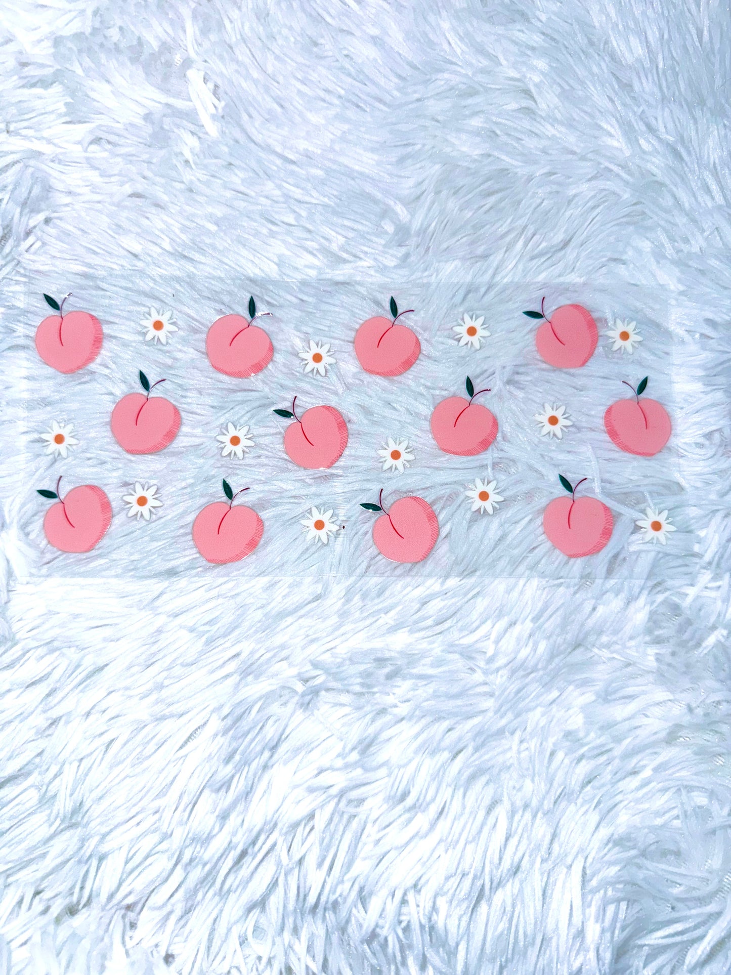 B218. Peach Sunflower Tumbler Wrap