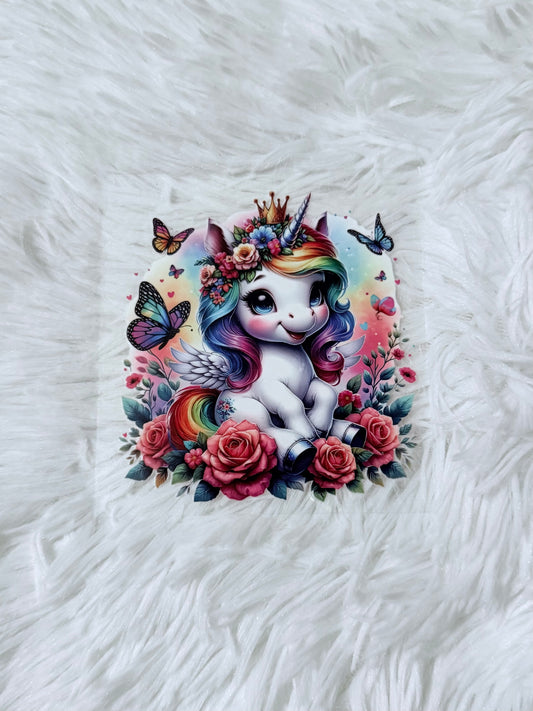 D25. Rainbow Butterfly Unicorn
