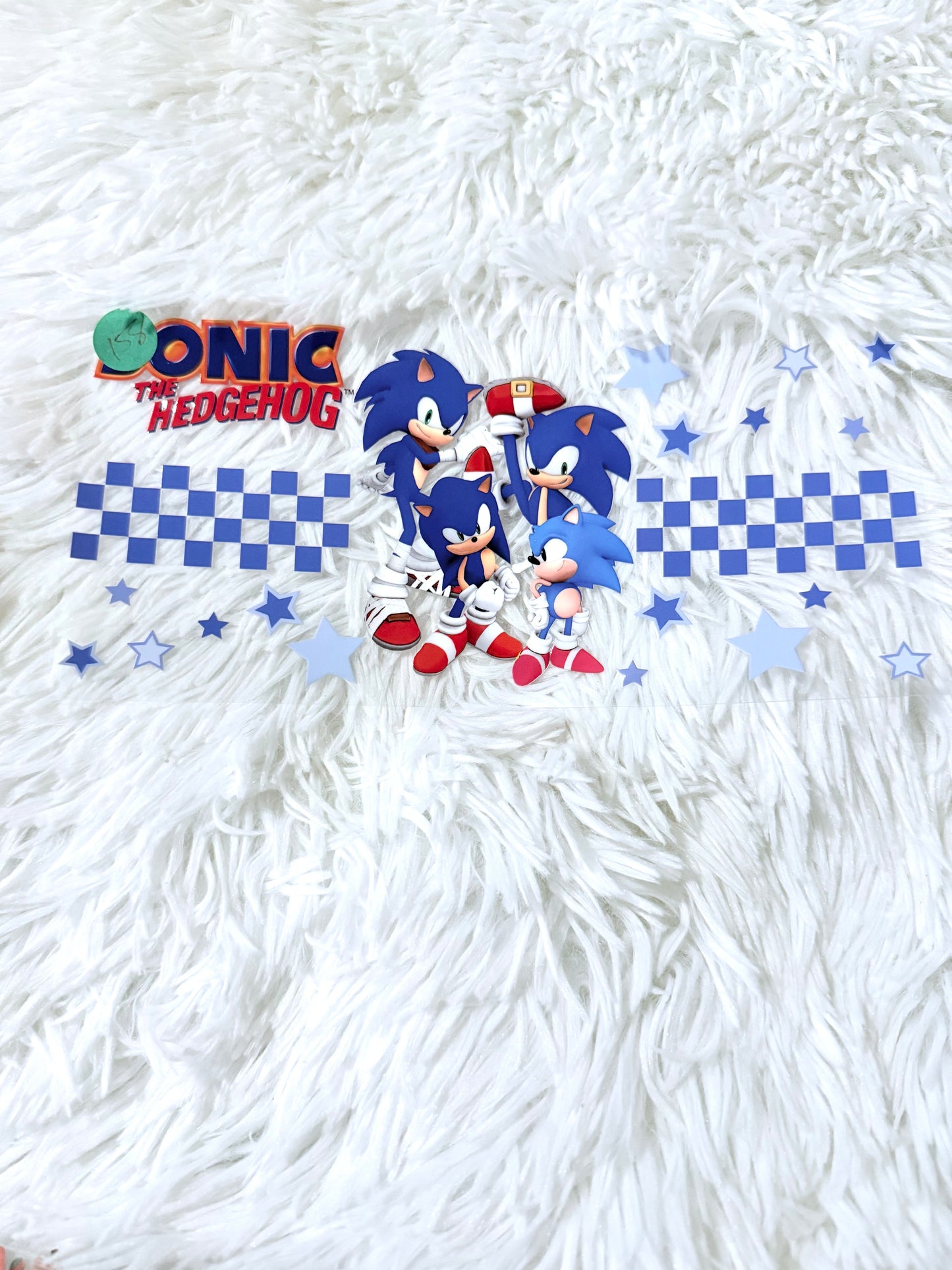 W158. Sonic Star Tumbler Wrap