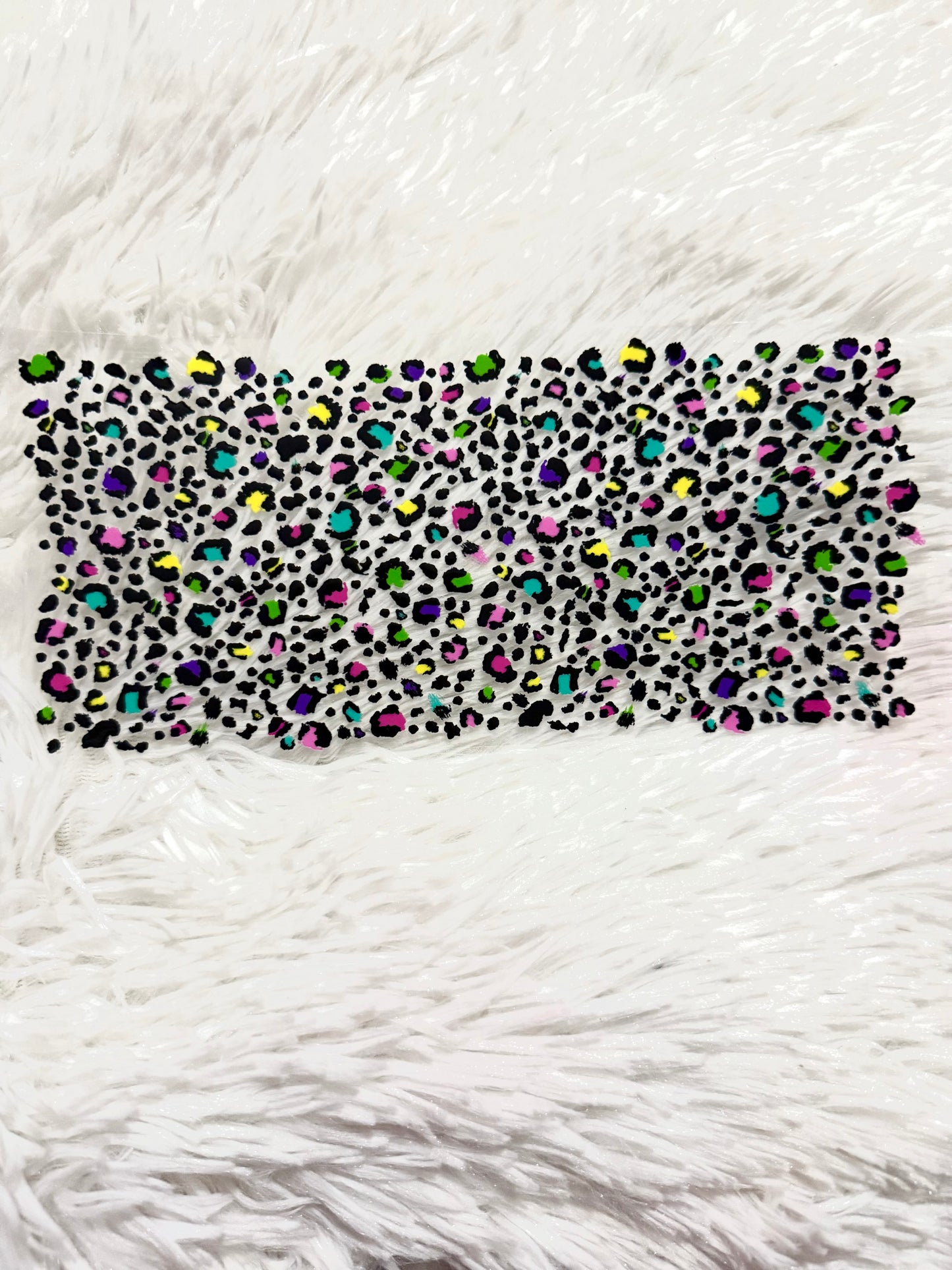 W92. Colorful Leopard Prints Tumbler Wrap