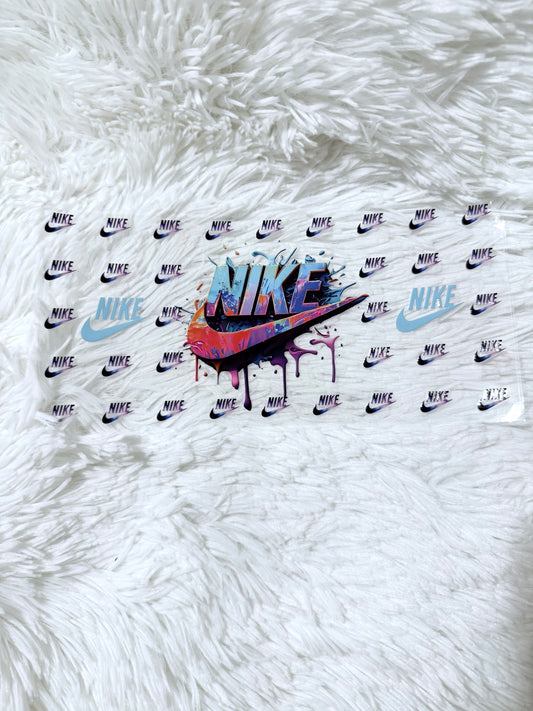 B14. Blue Pink Nike Check Drip