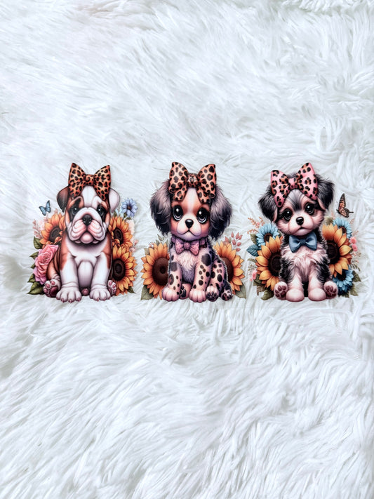 B43. 3 Mixed Dogs (BOW)