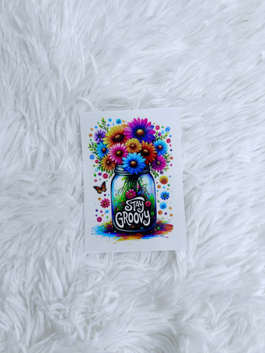 D34. Stay Groovy Jar