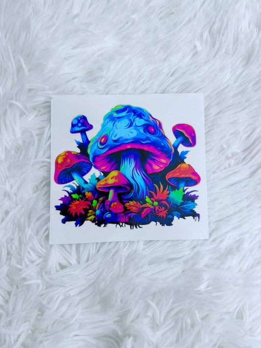 D39. Vibrant Mushrooms