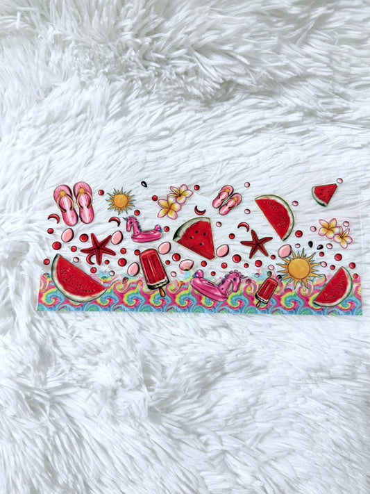 W44. Watermelon Flipflops Pool Beach
