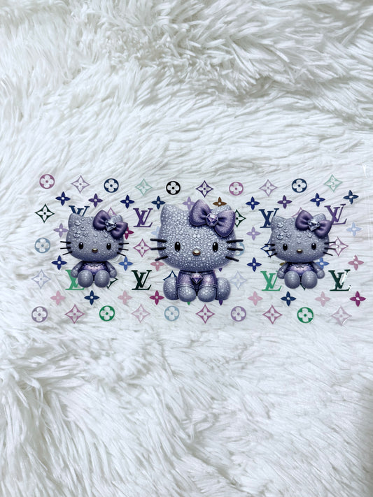 W31. Hello Kitty Purple Bling