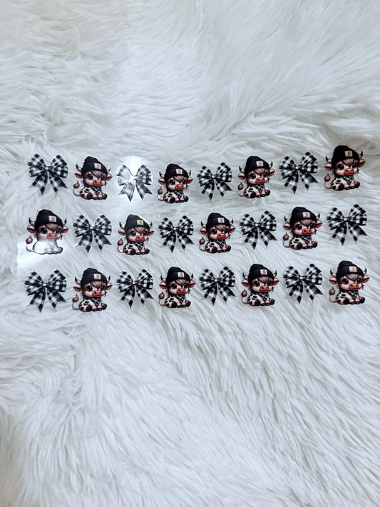 B84. Cow Plaited Bows