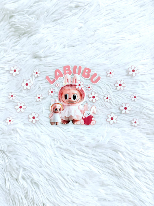 B98. Labubu Pink Flowers