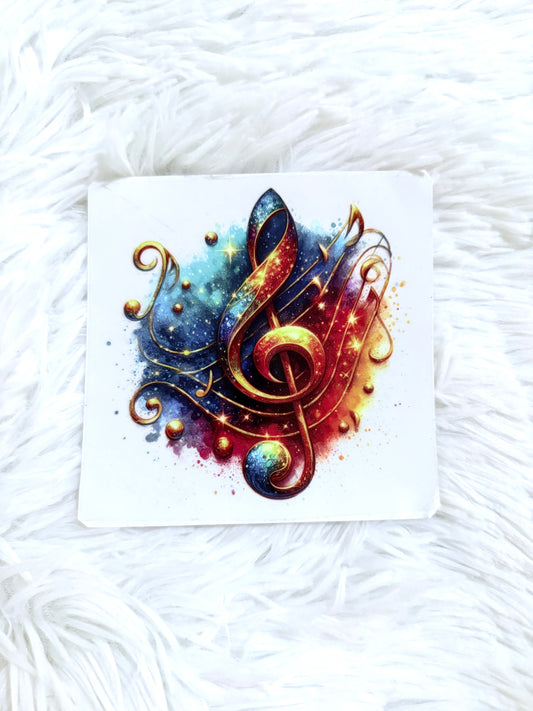 D66. Colorful Music Note