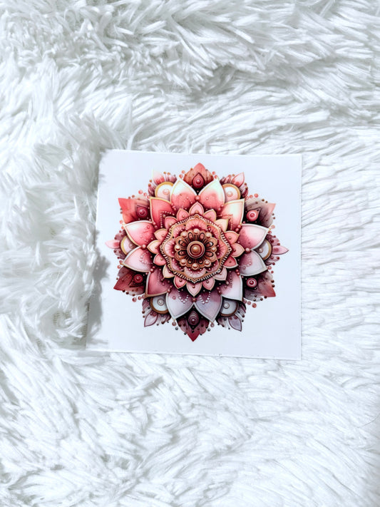 D62. Golden Maroon Pearl Flower