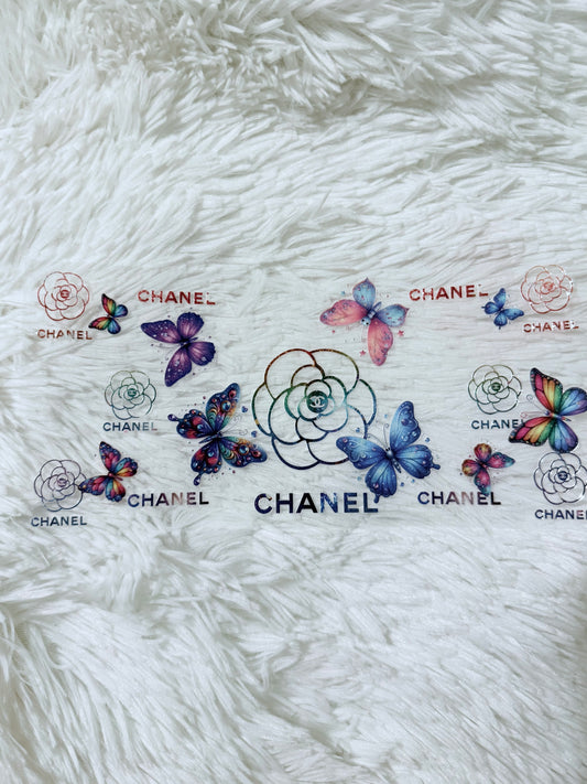 W33. Chanel Flower Butterflies