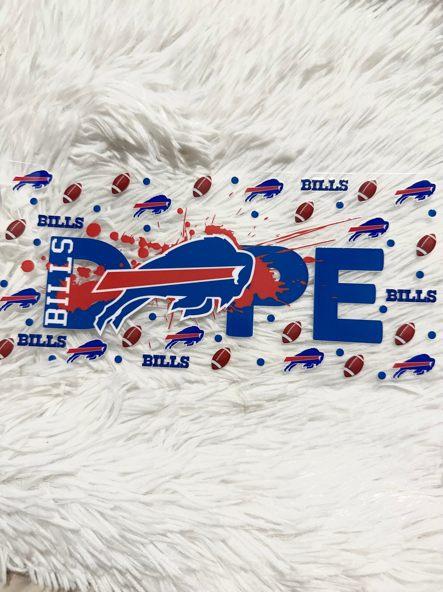 W181. Bills Football NFL Tumbler Wrap