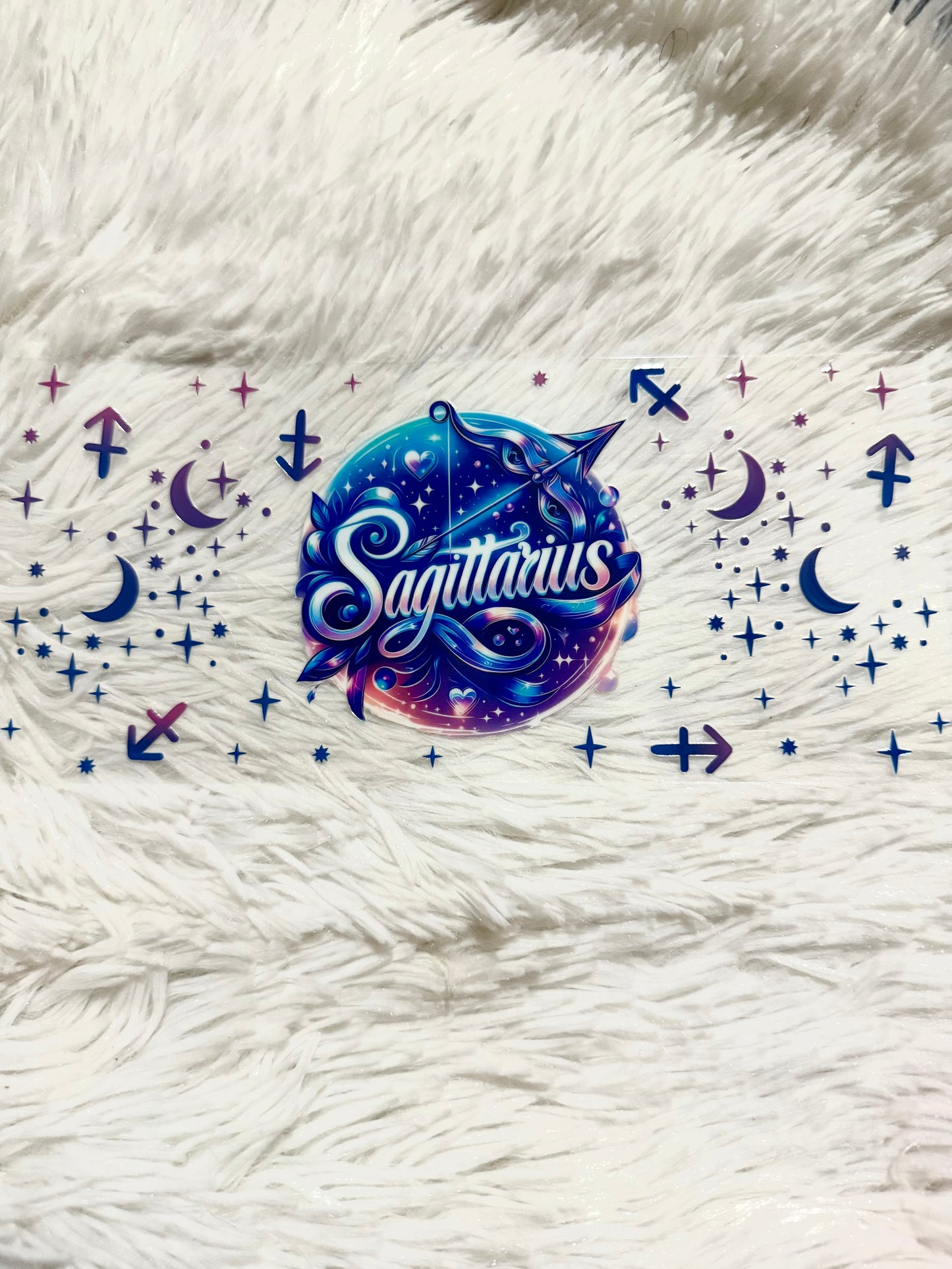 W149. Sagittarius Splash Zodiac Tumbler Wrap