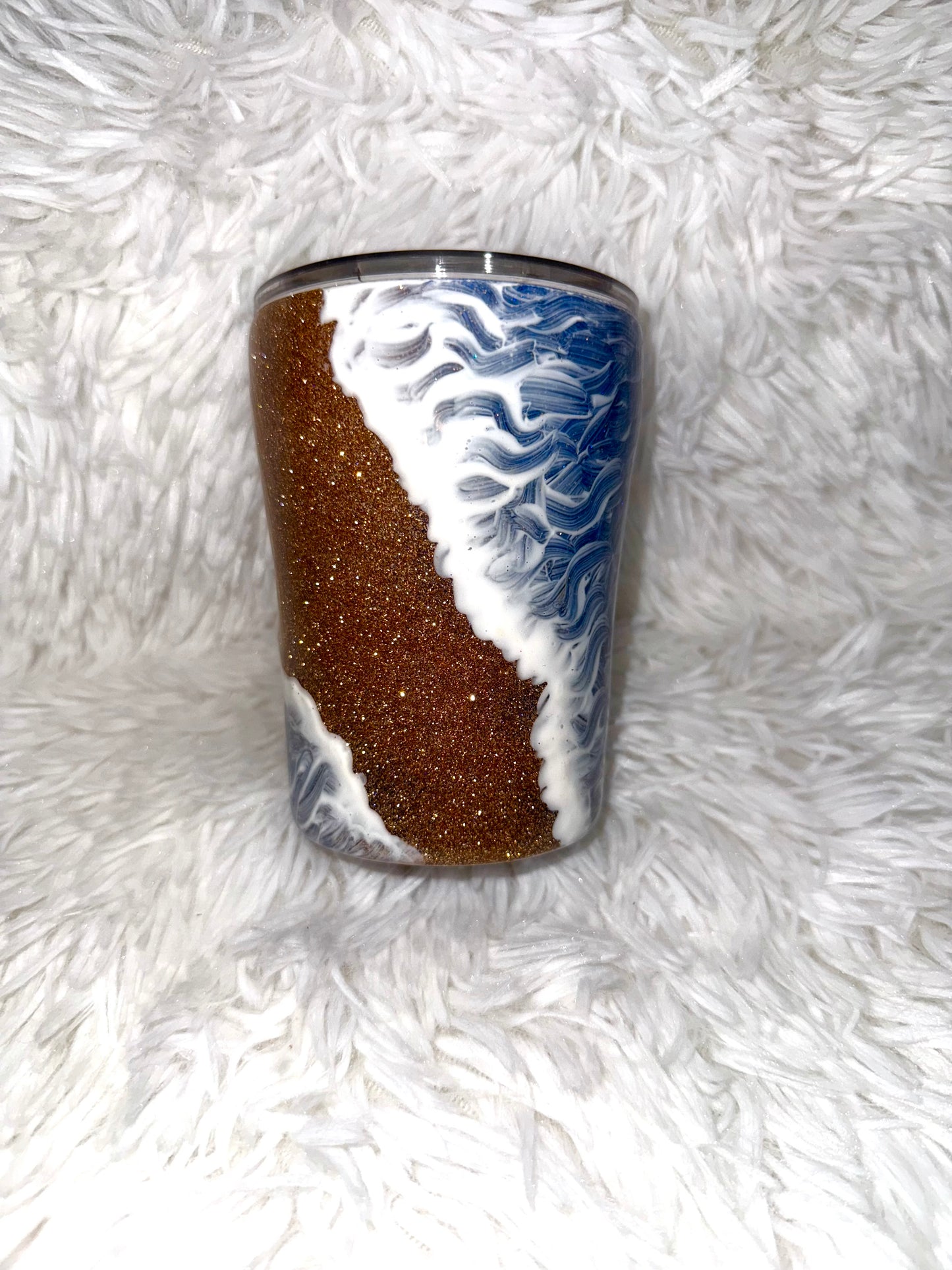 Deep Waves Beach Stemless Stainless Tumbler