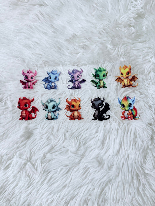 B24. Multi Color Baby Dinosaur