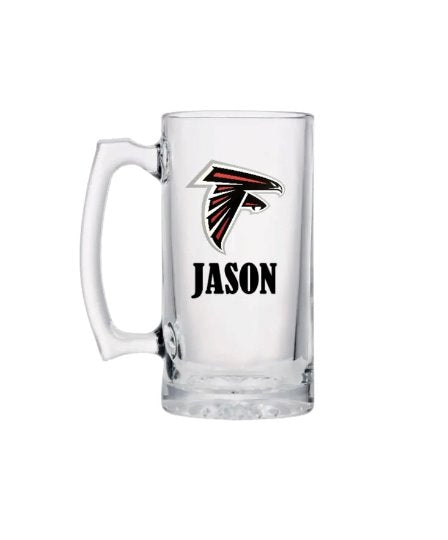 Atlanta Falcons Beer Glass Mug Beer Mug Glass Personalize It By Belle, LLC