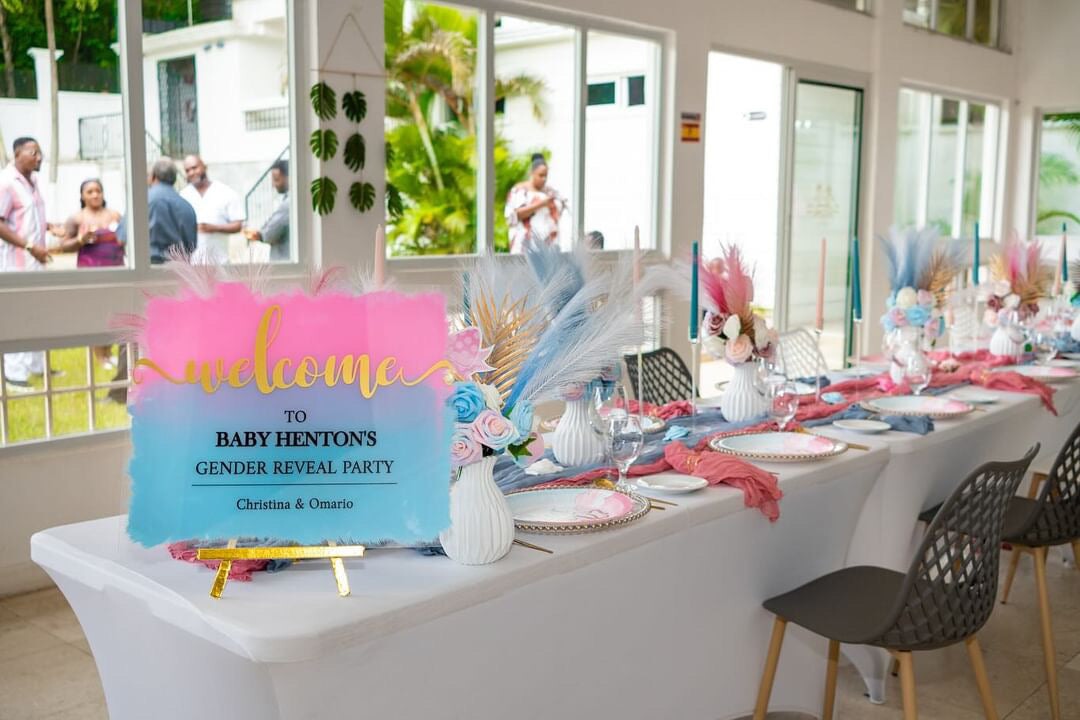 Baby Reveal Welcome Sign Personalize It By Bel