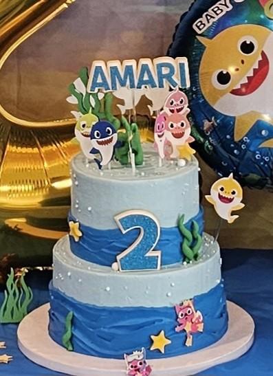 Baby Shark 3D Cake Toppers Personalize It By Bel