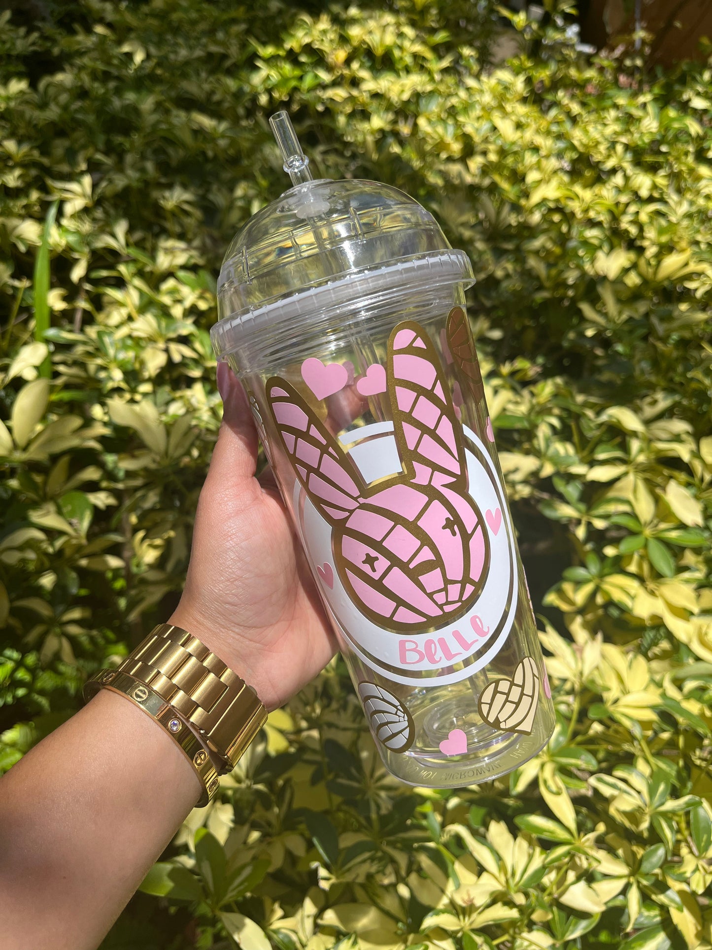 Bad Bunny Dome Personalized Tumbler Plastic Tumbler Personalize It By Belle