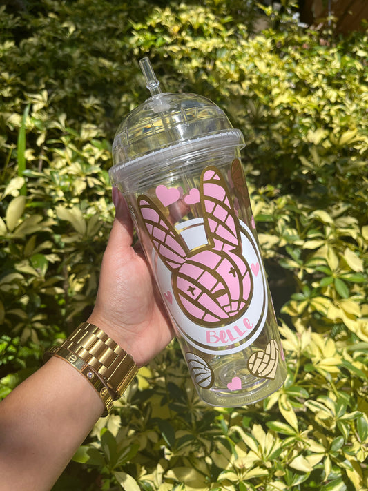 Bad Bunny Dome Personalized Tumbler Plastic Tumbler Personalize It By Belle