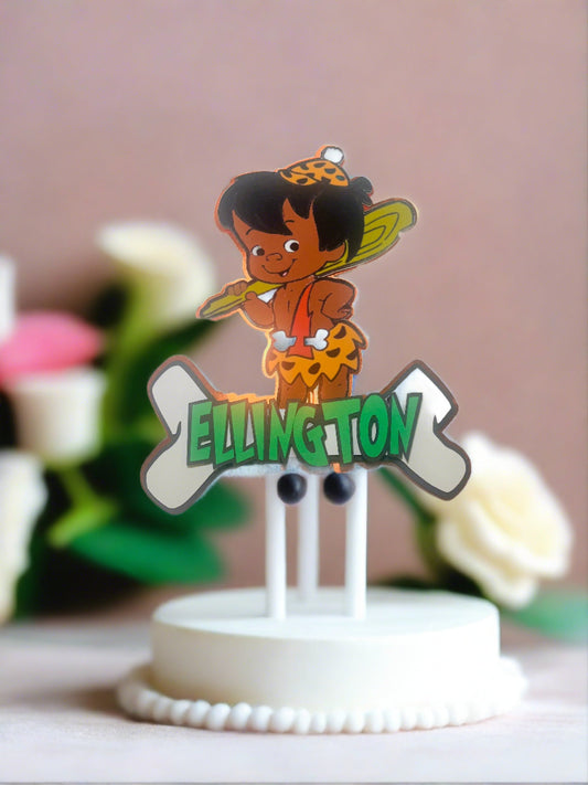 Bamm Bamm 3D Cake Topper Party Supplies Personalize It By Belle