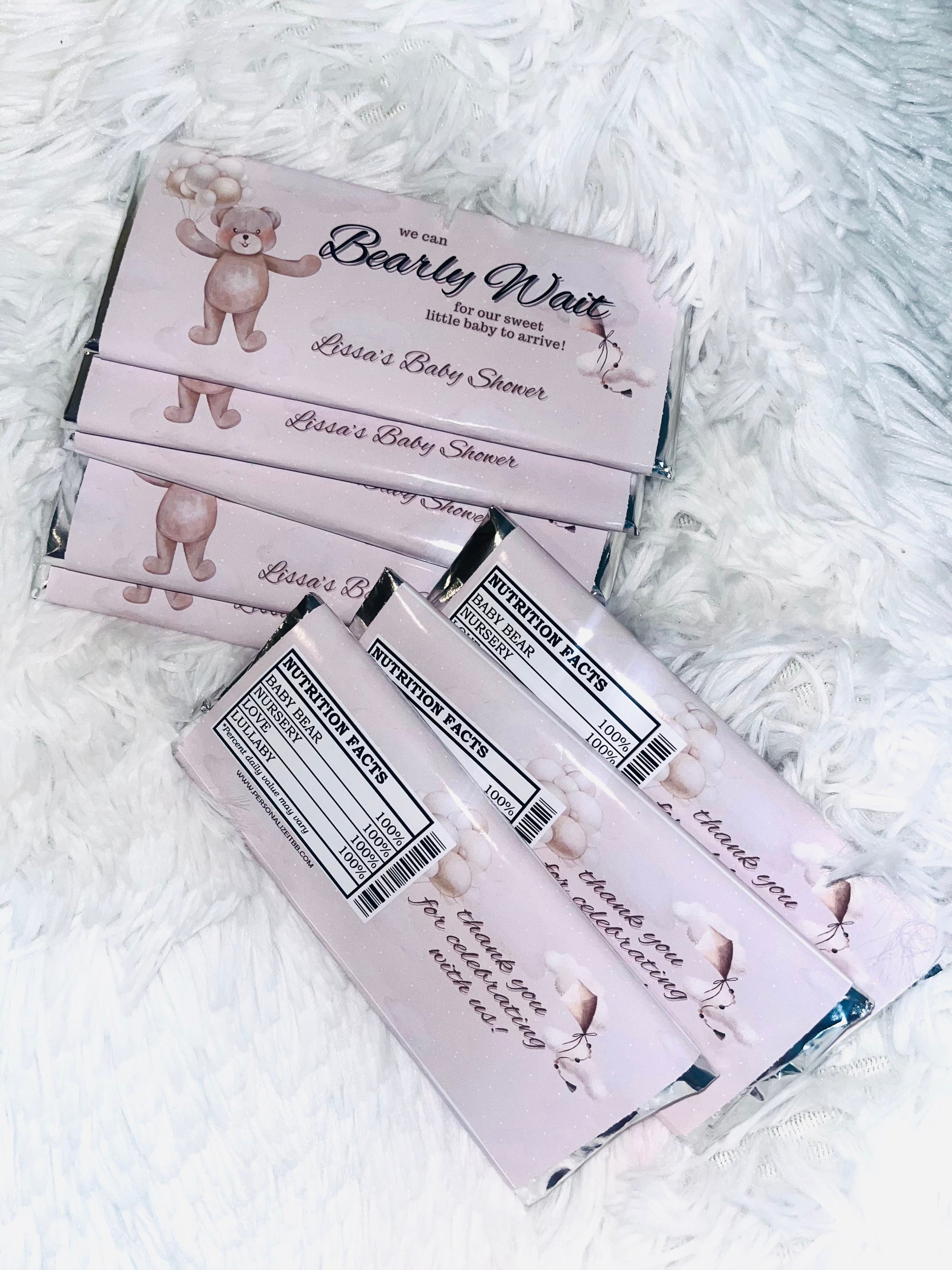 Bearly Wait Baby Shower Hershey (8) Personalize It By Bel