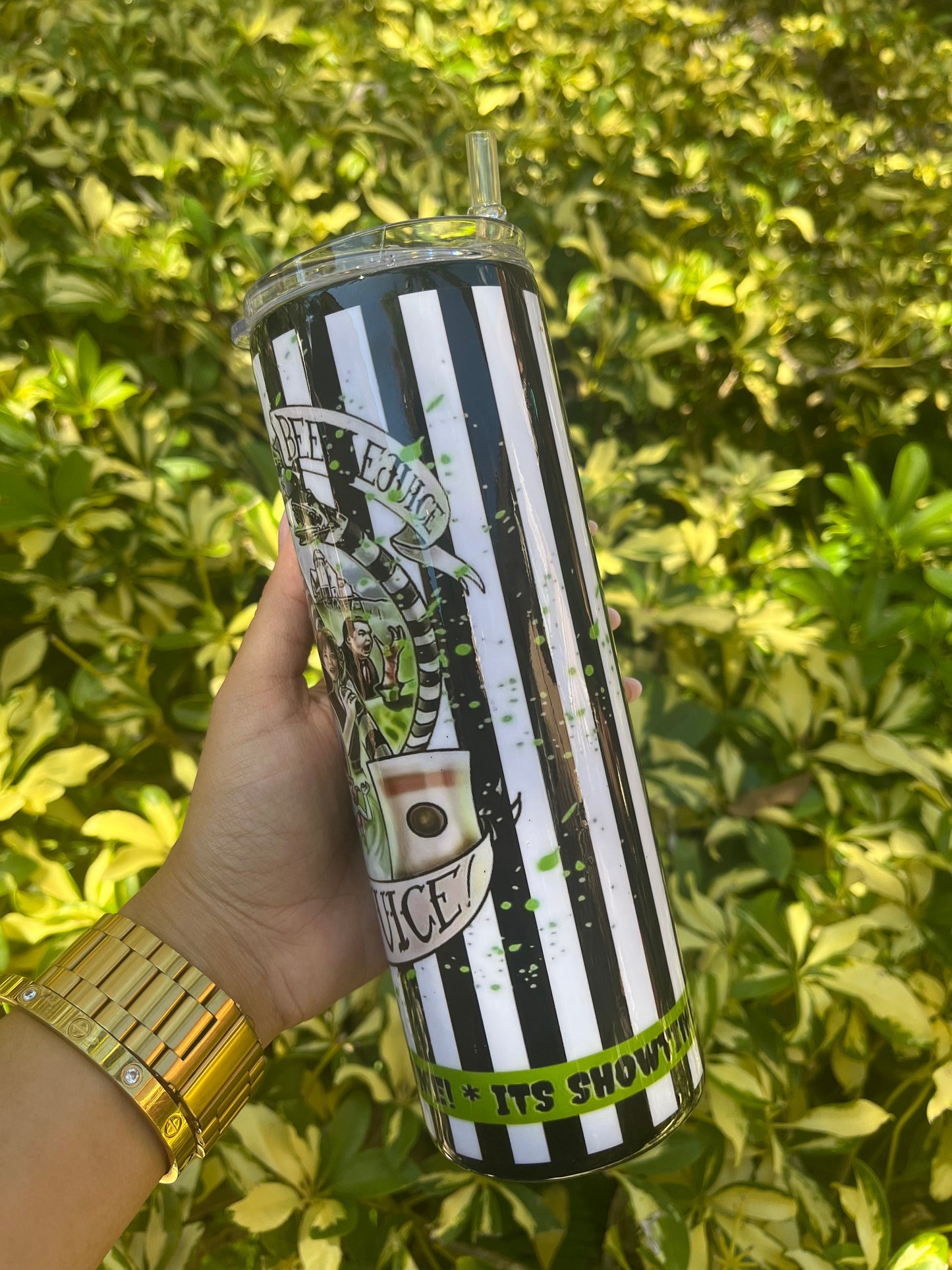 Beetlejuice Inspired Tumber Stainless Steel Tumbler Personalize It By Belle