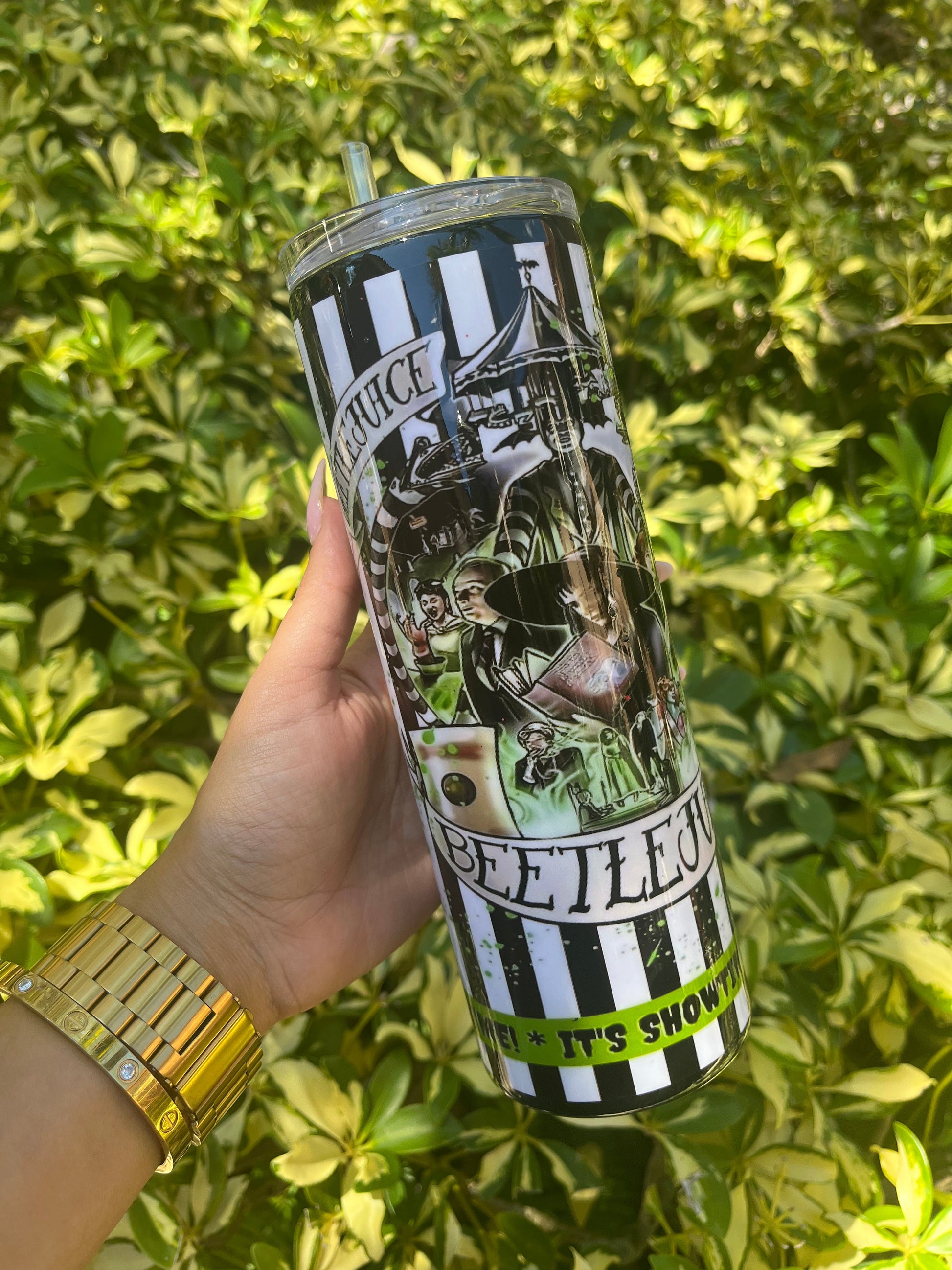 Beetlejuice Inspired Tumber Stainless Steel Tumbler Personalize It By Belle No