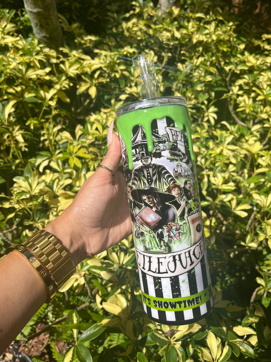 Beetlejuice Inspired Tumber Stainless Steel Tumbler Personalize It By Belle Yes