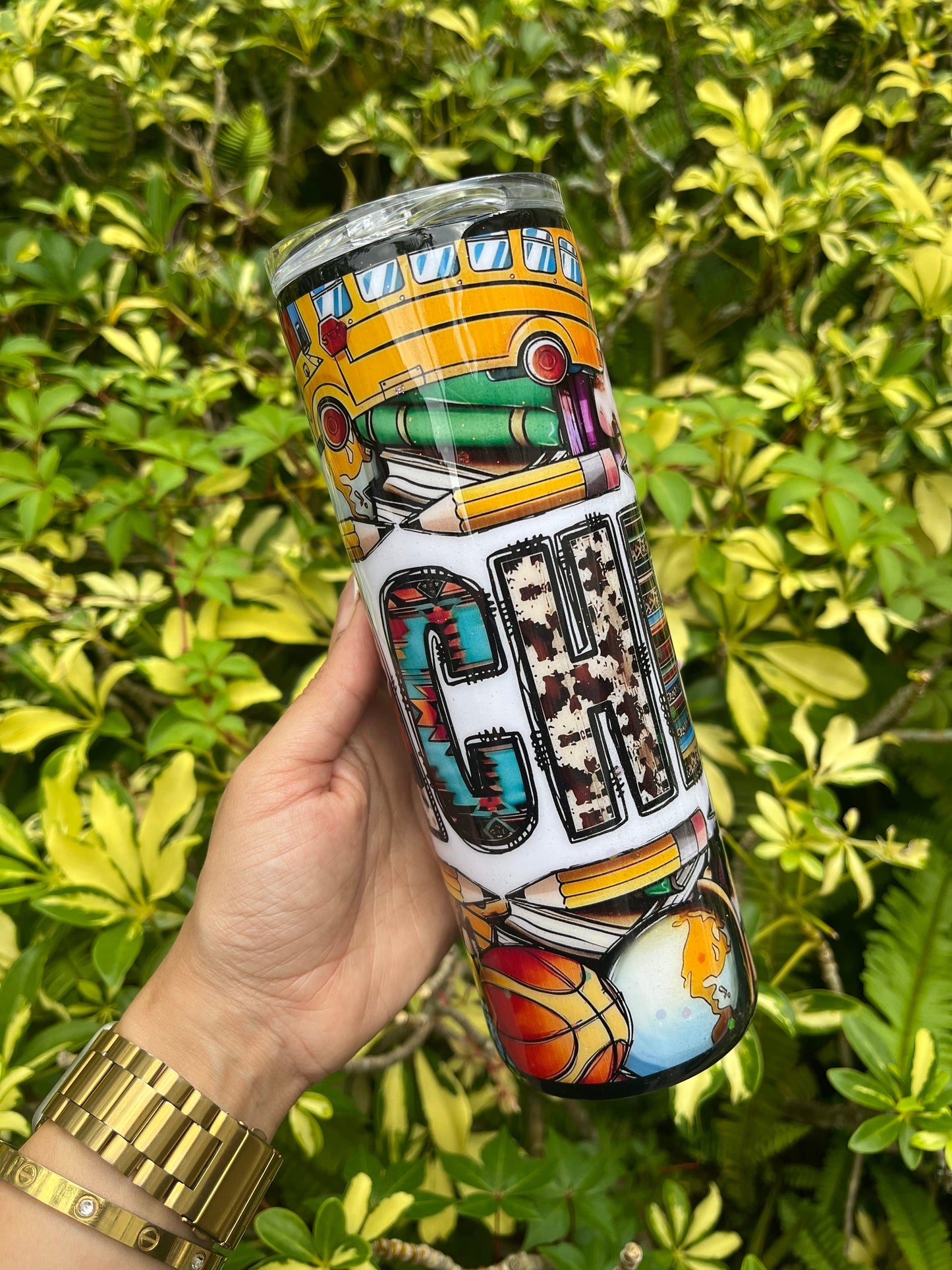 Chic Multi Teacher Tumbler Stainless Steel Tumbler Personalize It By Belle