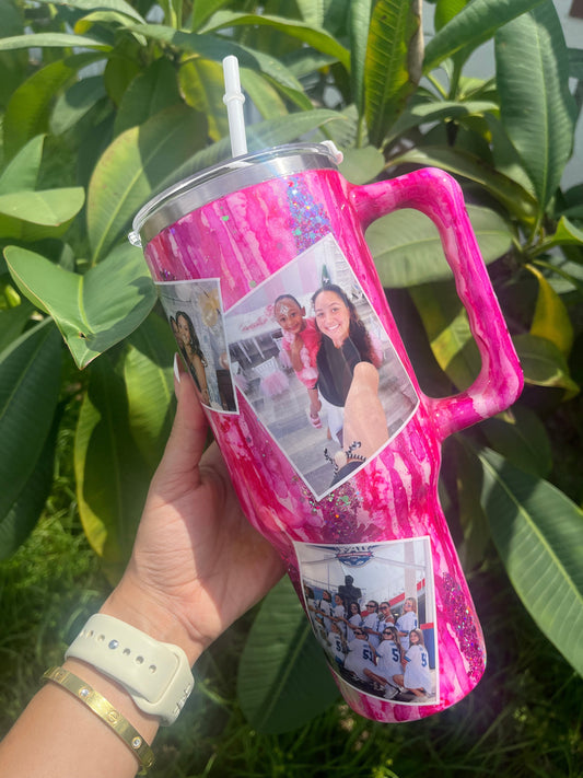 Custom Stanley Style Stainless Pictured Tumbler Personalize It By Bel