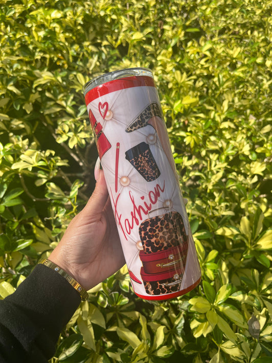 Fashion Red Bottom Tumbler Stainless Steel Tumbler Personalize It By Belle, LLC