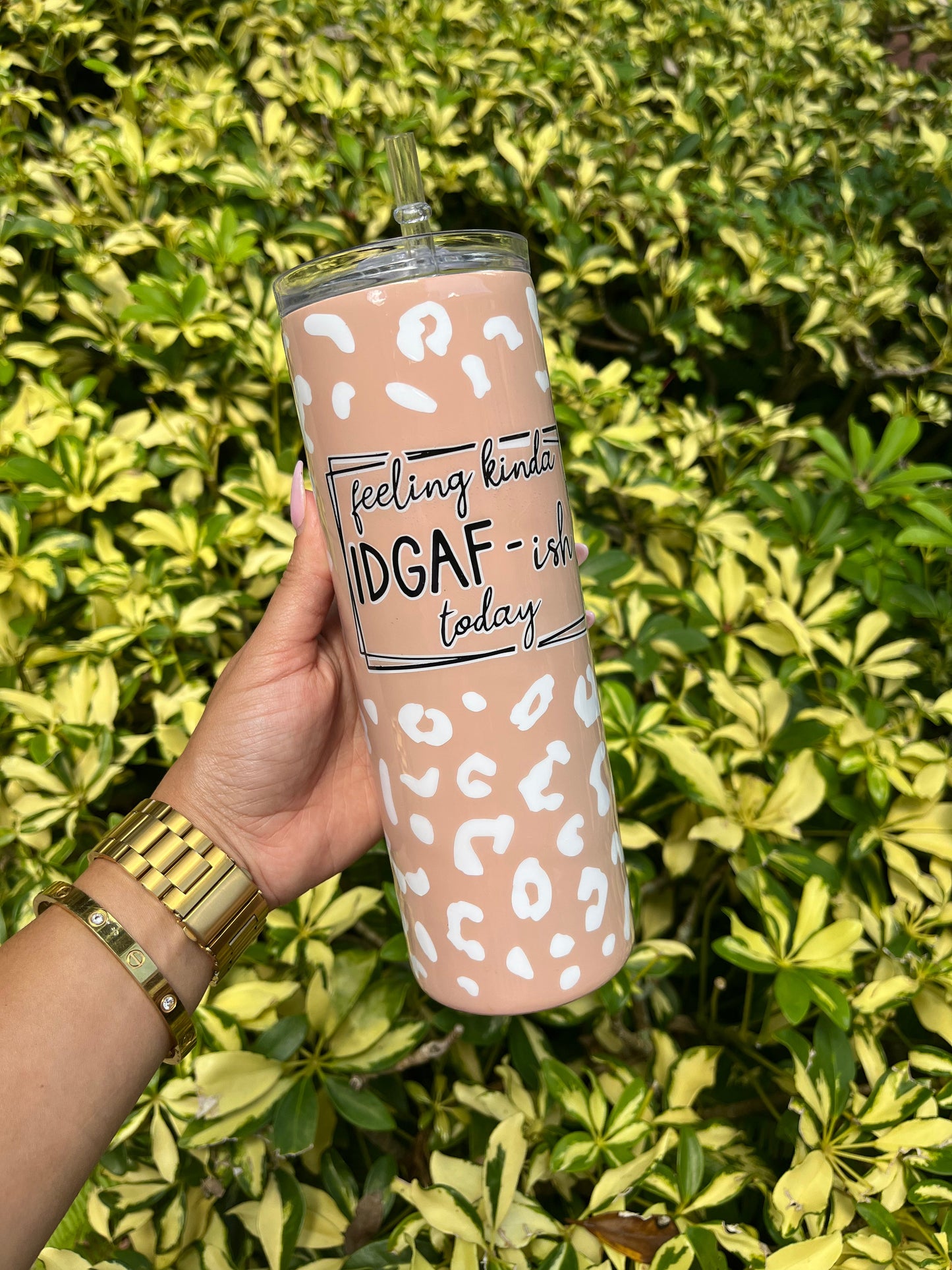 Feeling Kinda Leopard Tumbler Stainless Steel Tumbler Personalize It By Belle