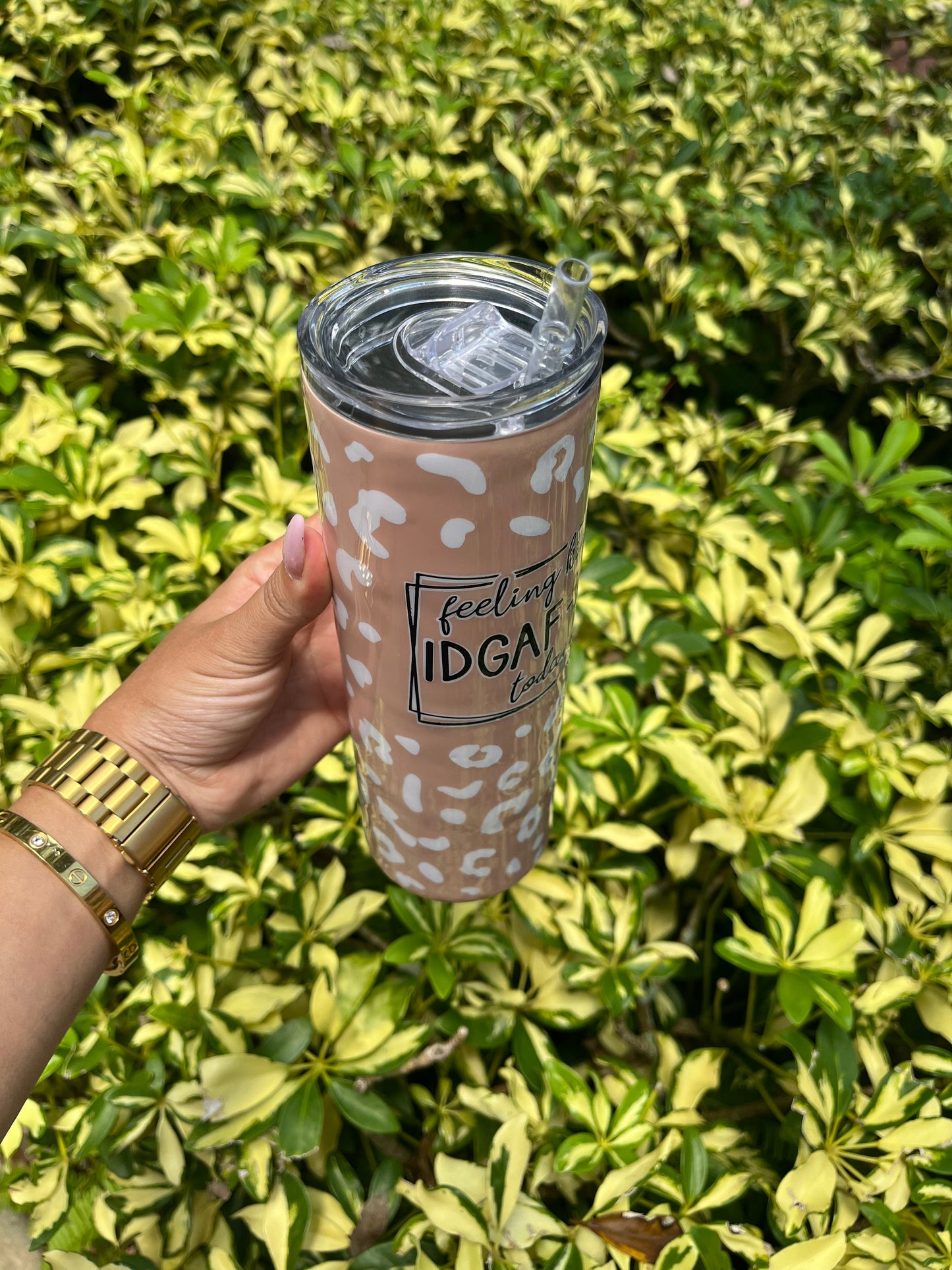 Feeling Kinda Leopard Tumbler Stainless Steel Tumbler Personalize It By Belle