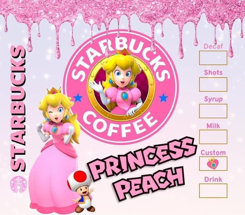 Freestyle Stainless Steal Tumblers (25+ Options) Personalize It By Bel Princess Peach
