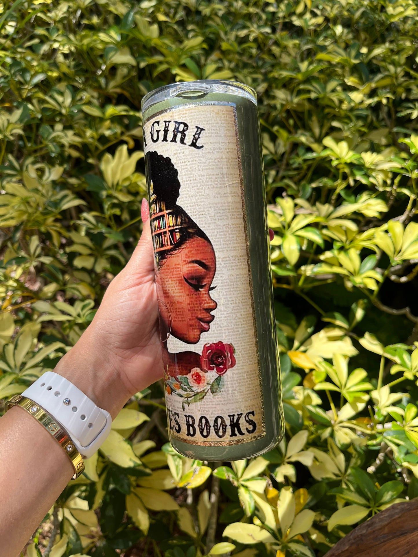 Girl Bookworm Tumbler Stainless Steel Tumbler Personalize It By Belle