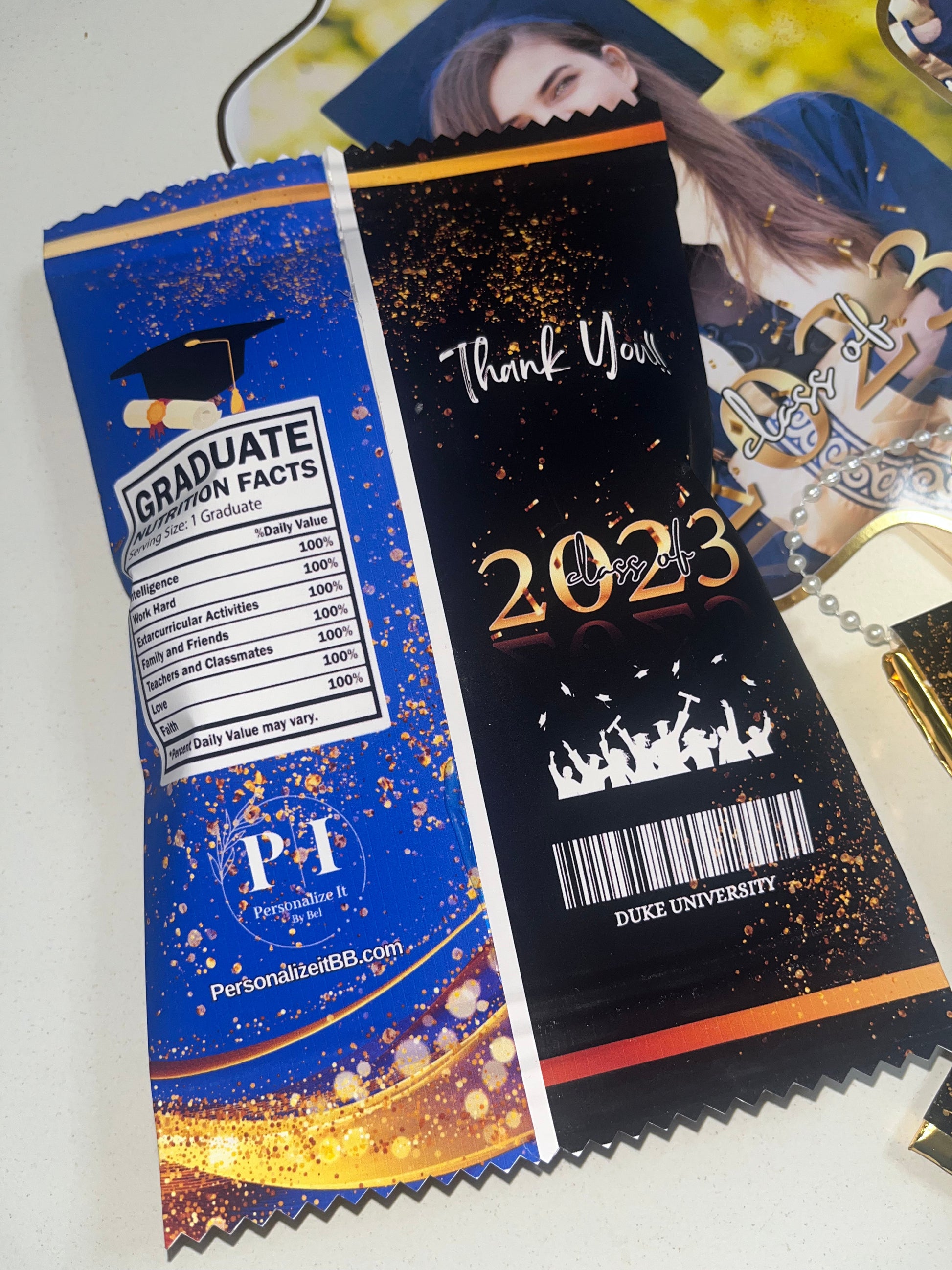 Graduation Chip Bags (12) Party Supplies Personalize It By Belle