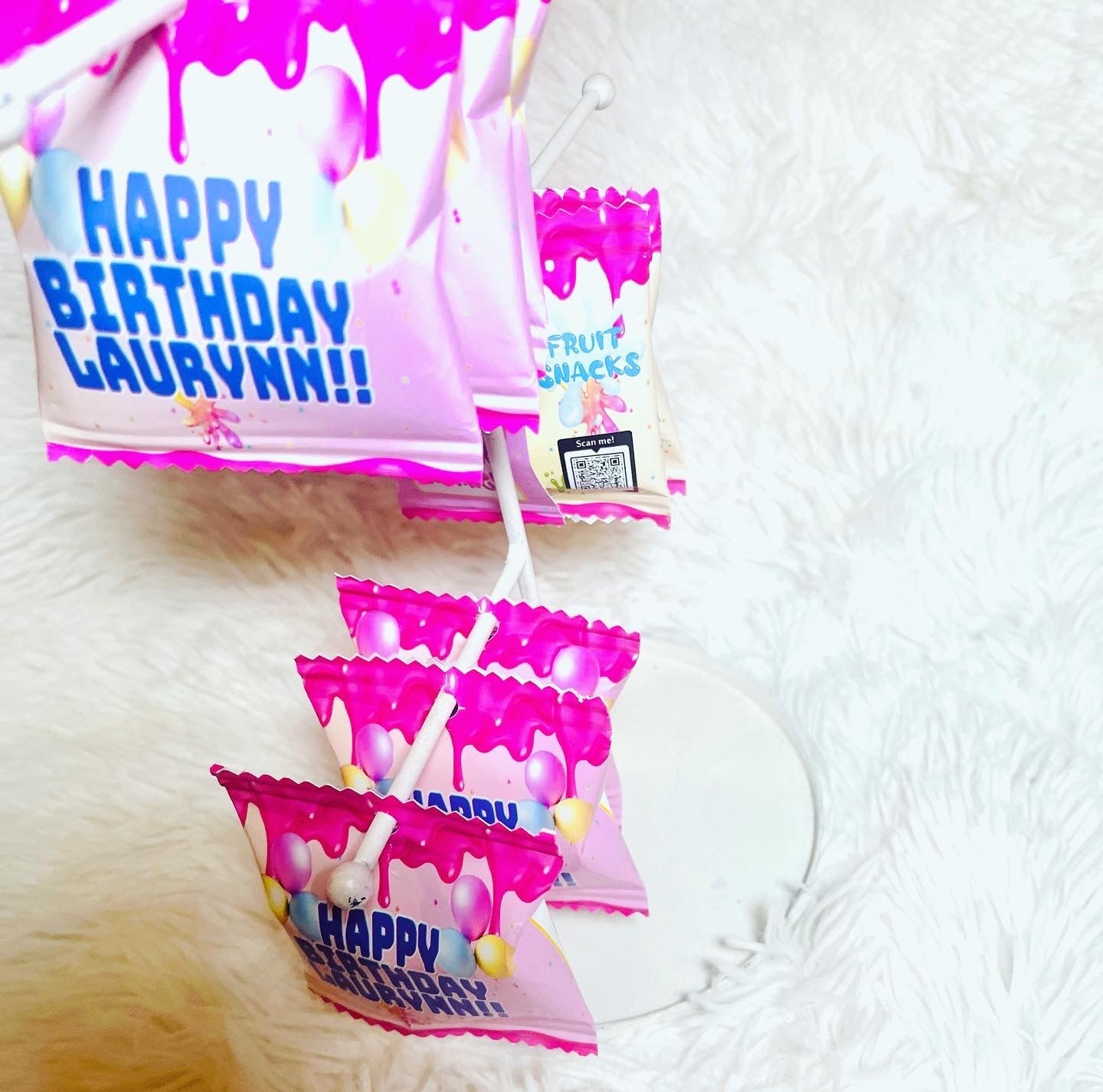 Gummies Fruit Snack (12) Party Supplies Personalize It By Belle, LLC