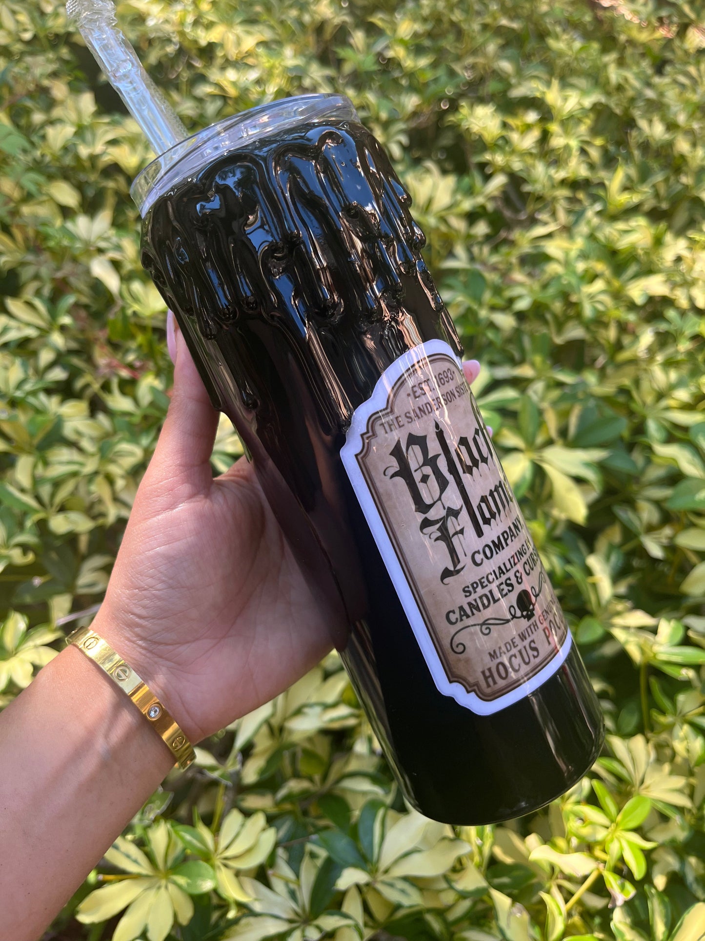 Hocus Pocus Black Flame Tumbler Stainless Steel Tumbler Personalize It By Belle