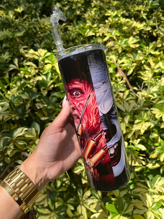 Horror Movie Night Tumber Stainless Steel Tumbler Personalize It By Belle No